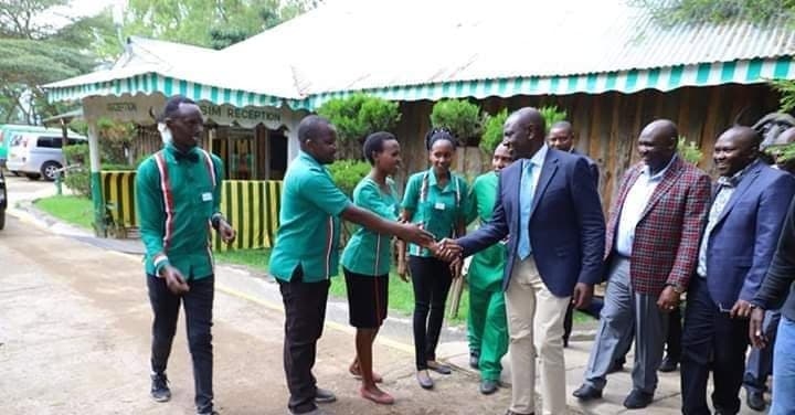 Presidential visit at Osim Country Lodge